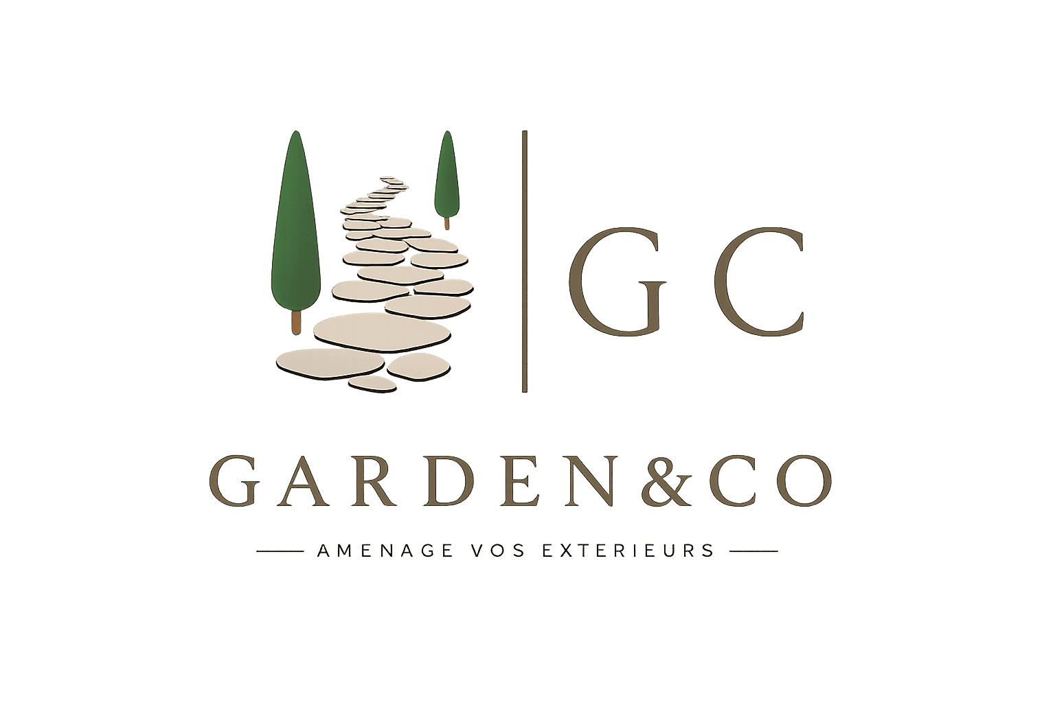 Logo Fond Transparent de Garden & Co - Agence de Rungis - Aménage vos extérieurs